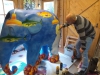 Werken aan een olifant voor de Elephant Parade bij Van Til in Alkmaar